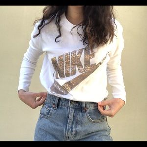 White Nike Long Sleeve